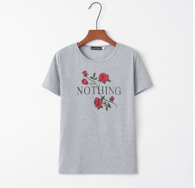 Women Summer Casual Blouse Shirt Loose T-Shirts Tops - Eshtree