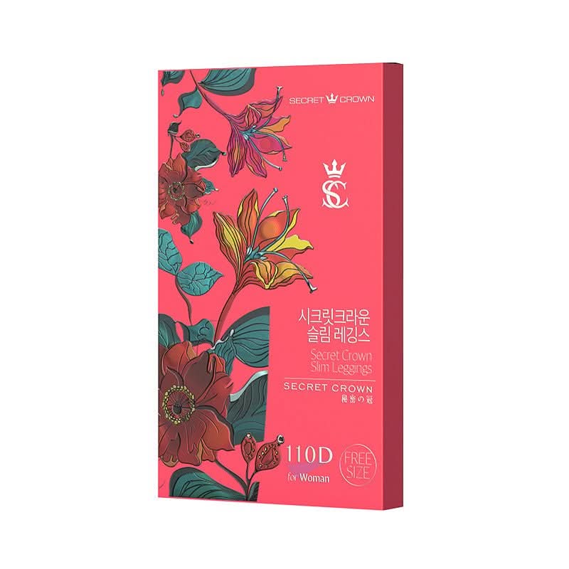 Women's 110d Magic Hip Lift Stomach Stovepipe Socks Black Pantyhose - Eshtree