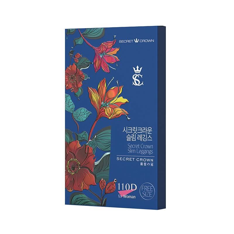 Women's 110d Magic Hip Lift Stomach Stovepipe Socks Black Pantyhose - Eshtree