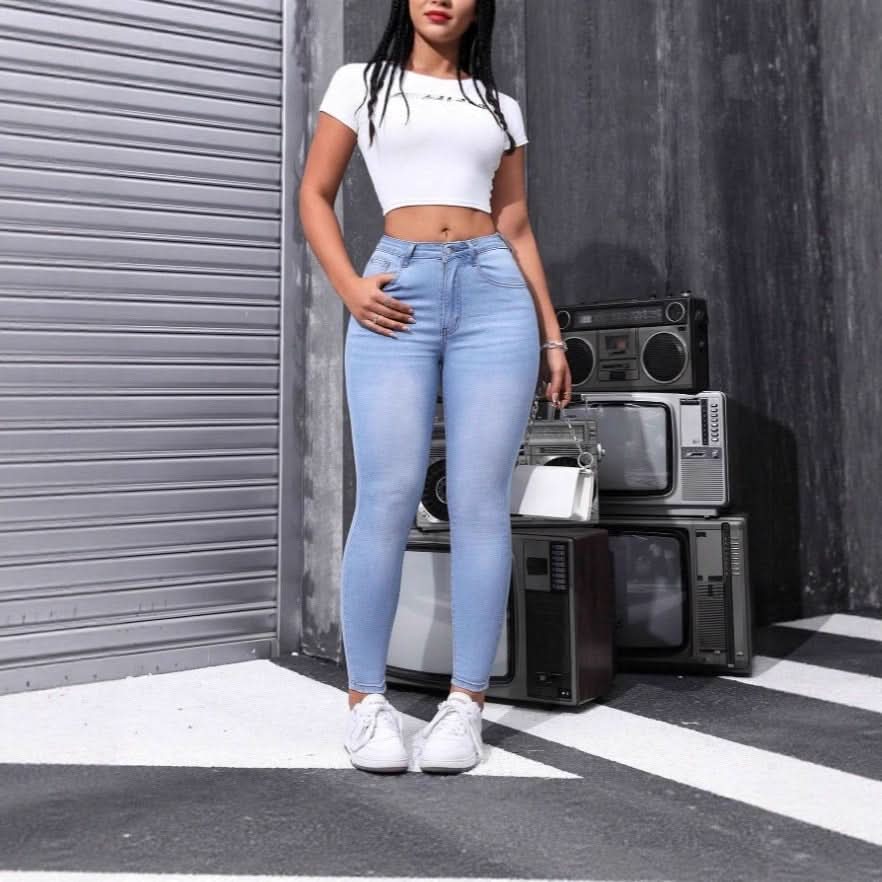 Women's European And American Women's Clothing Tight Denim Skinny Pants - Eshtree