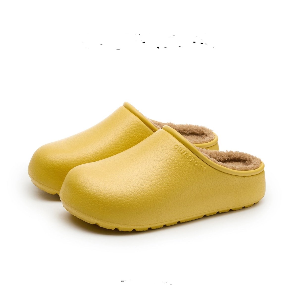 Womens Fleece - Lined Waterproof Thick - Soled Cotton Slippers - Eshtree