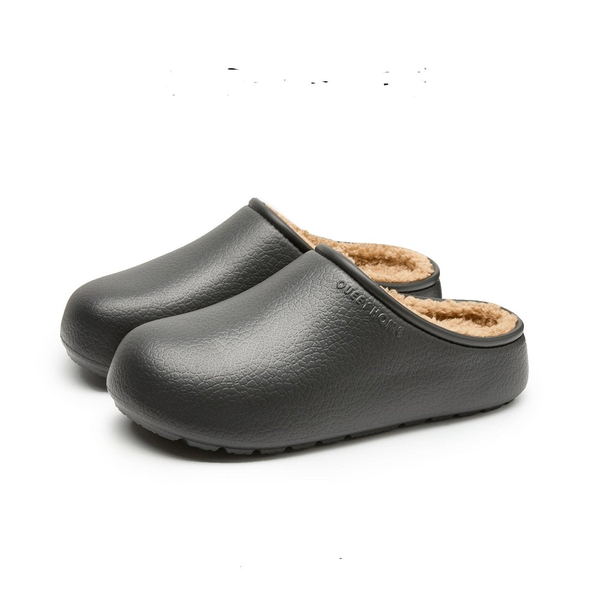 Womens Fleece - Lined Waterproof Thick - Soled Cotton Slippers - Eshtree