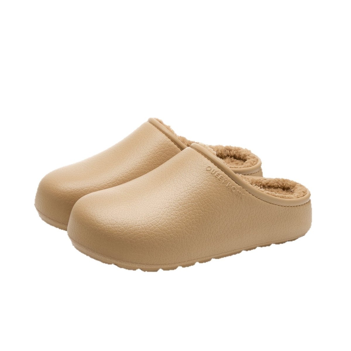 Womens Fleece - Lined Waterproof Thick - Soled Cotton Slippers - Eshtree