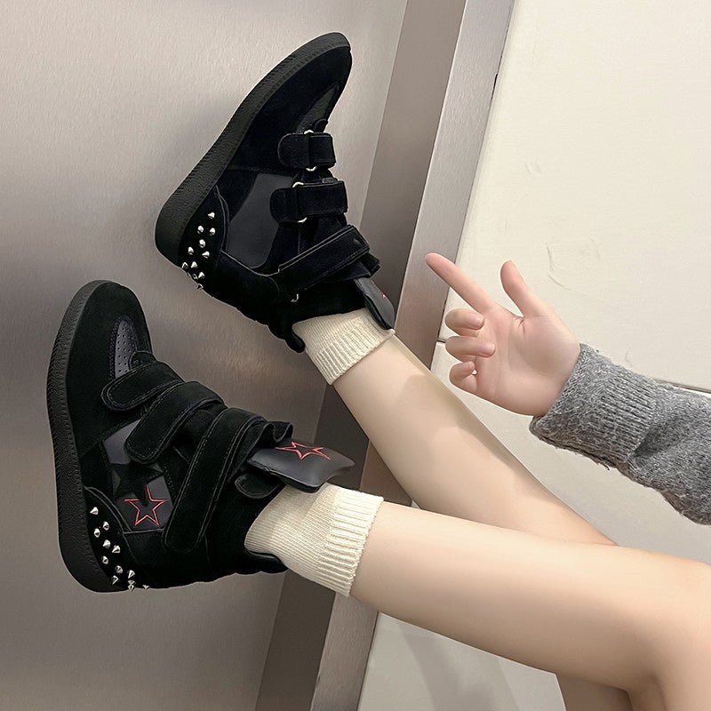 Womens Hidden - Heel, Thick - Soled Casual High - Top Shoes - Eshtree