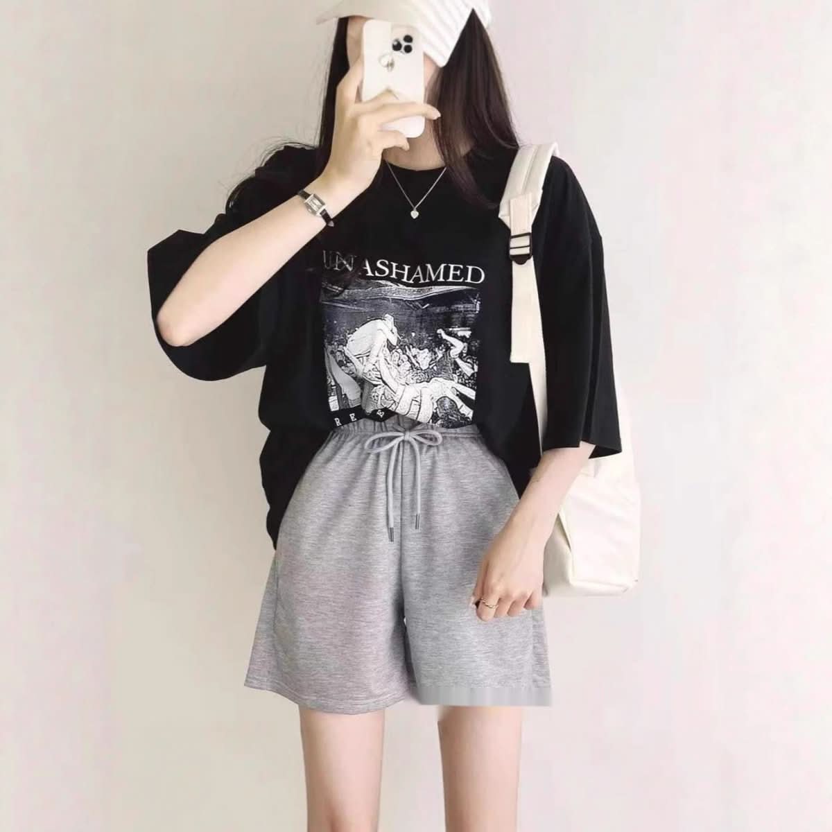 Women's High - waisted Shorts That Flatter The Figure And Are Versatile - Eshtree