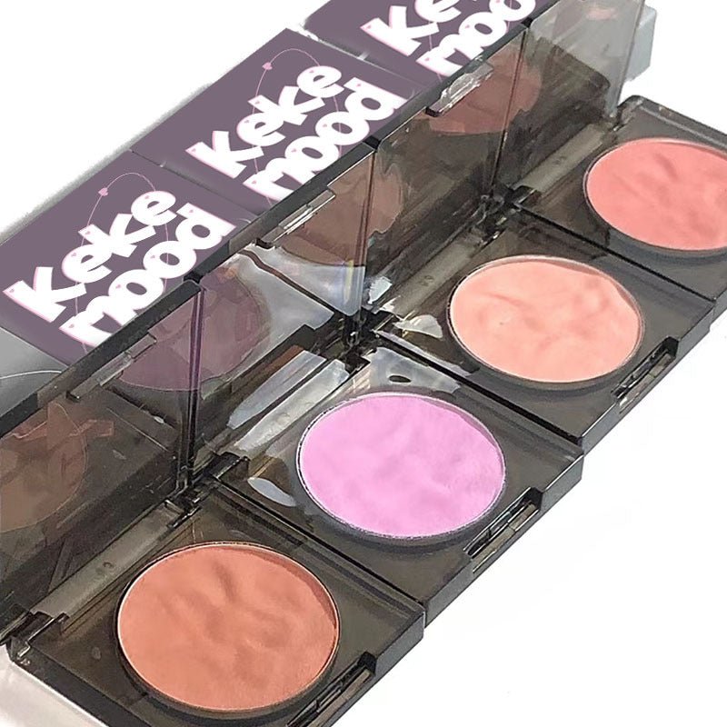 Women's Makeup Brightening Atmosphere Fried Glutinous Rice Cake Stuffed With Bean Paste Blusher Plate - Eshtree