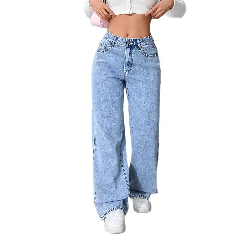 Women's Printed Jeans Summer Loose Trendy - Eshtree
