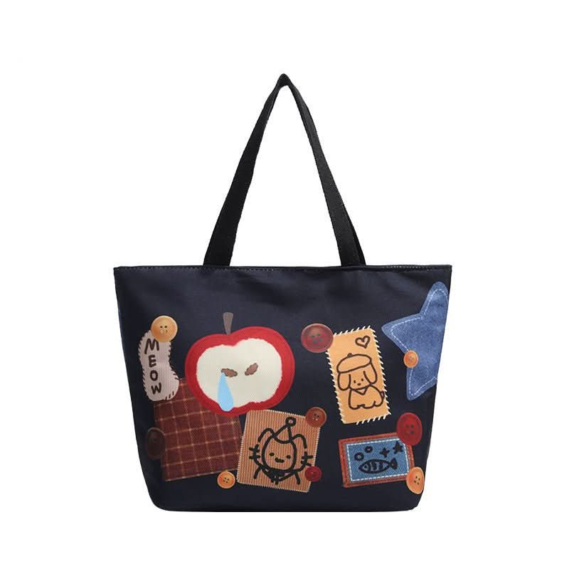 Womens Stylish Casual High - capacity Canvas Bag - Eshtree