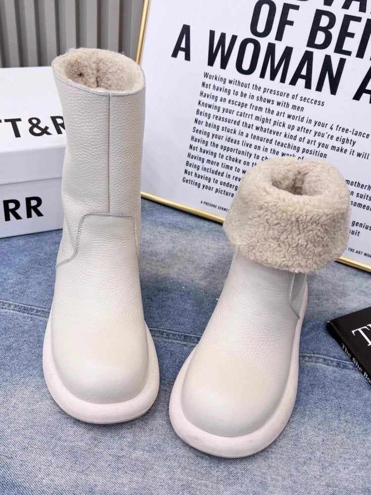 Womens Stylish Non - slip Thick - soled Snow Boots - Eshtree