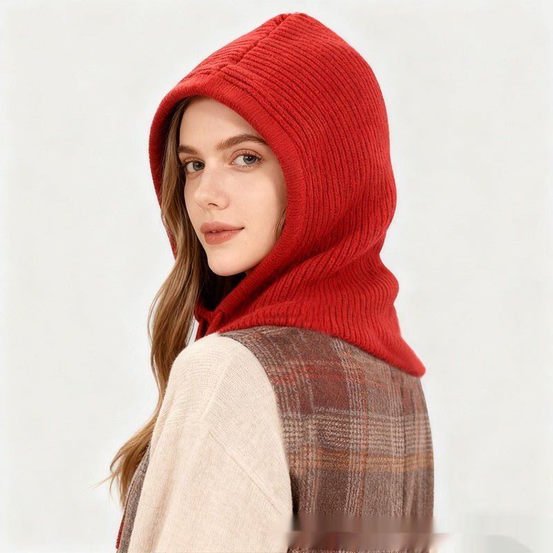 Women's Winter Retro Drawstring Knitted Hat - Eshtree