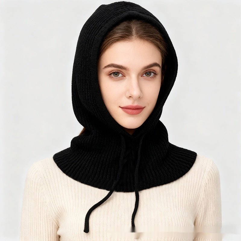 Women's Winter Retro Drawstring Knitted Hat - Eshtree