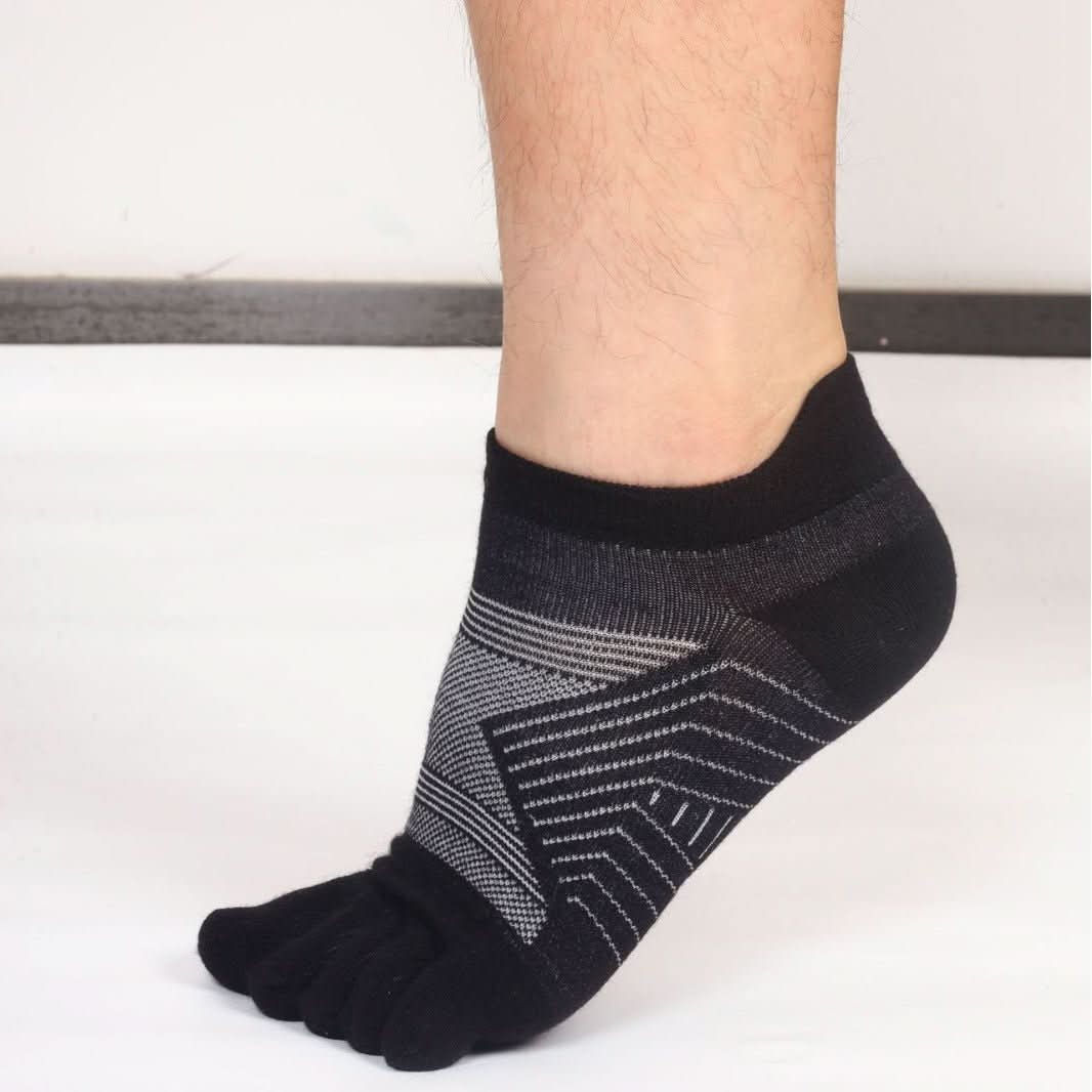 Wool Plush Toe Socks Men's Short Tube - Eshtree