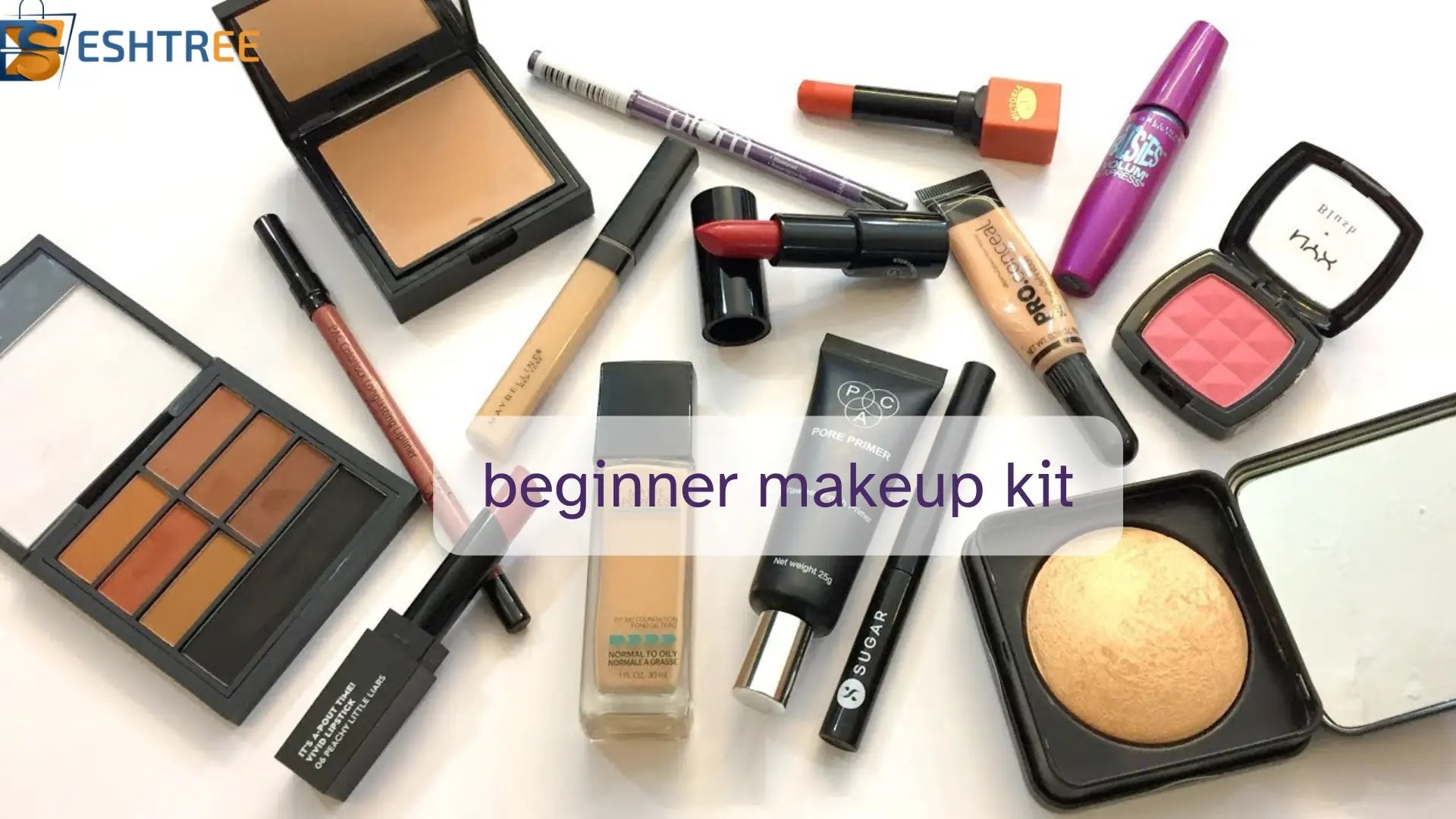 Simple Makeup Set Shop Beginner Makeup Kit Online -Complete Makeup Starter Set – Eshtree
