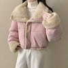 Female Lamb Wool Cotton Baggy Coat