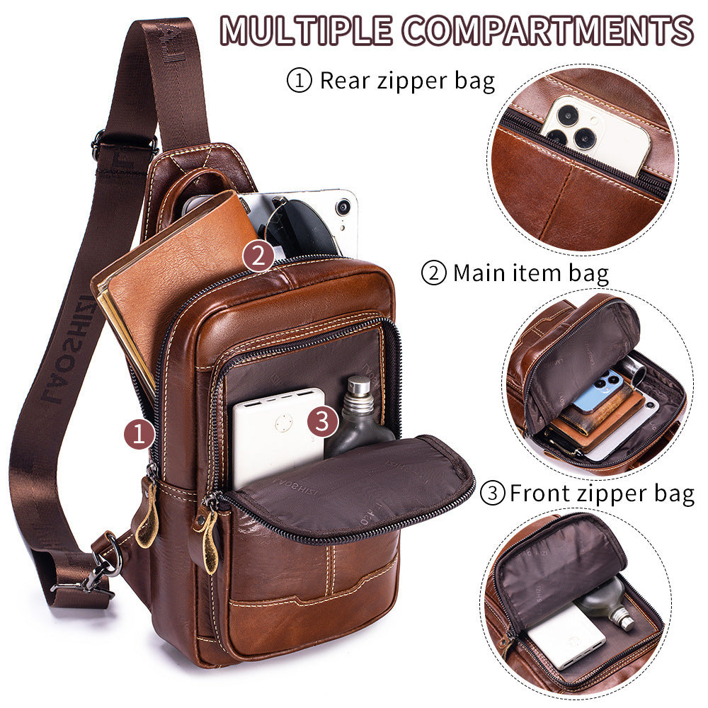 Men's Chest Bag One-shoulder Crossbody Bag