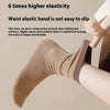 5 Pairs Of Maillard Spring Fashion Women's Mid-calf Socks Thickened Striped
