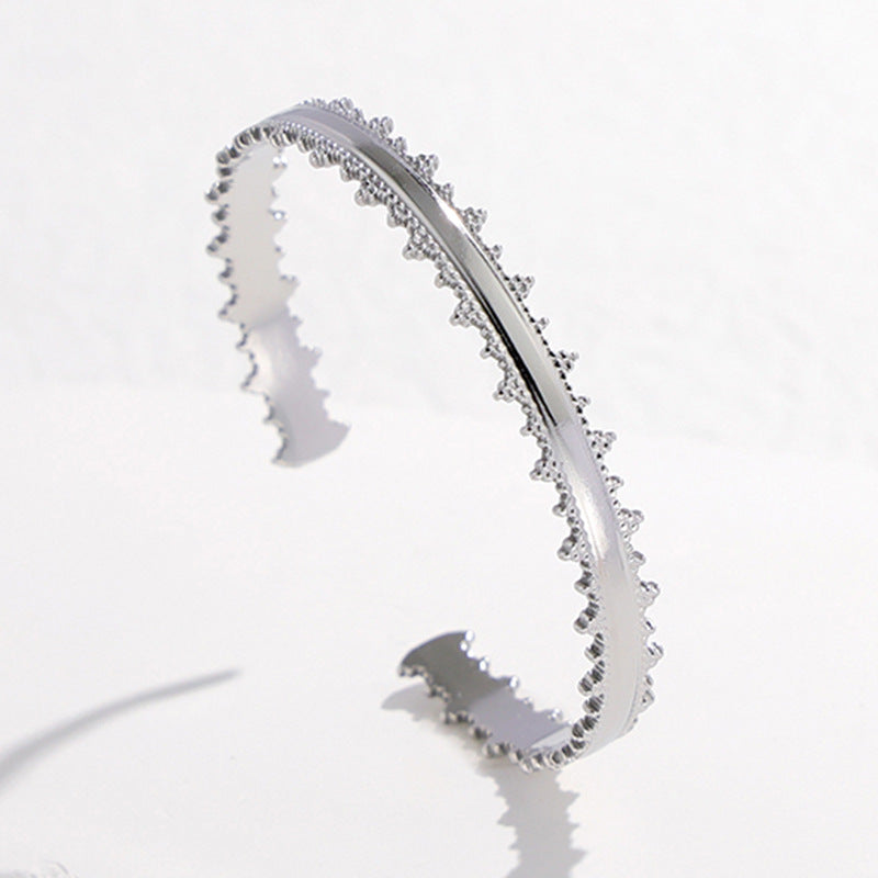 Exaggerated High-grade Non-fading Adjustable Stainless Steel Bracelet For Women