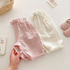 Girls' Bow Anti Mosquito Pants Solid Color Casual Pants