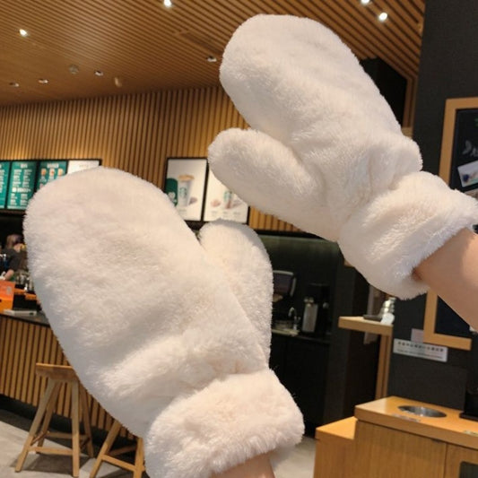 Plush Thickened Warm Female Plush Finger Cute Simple