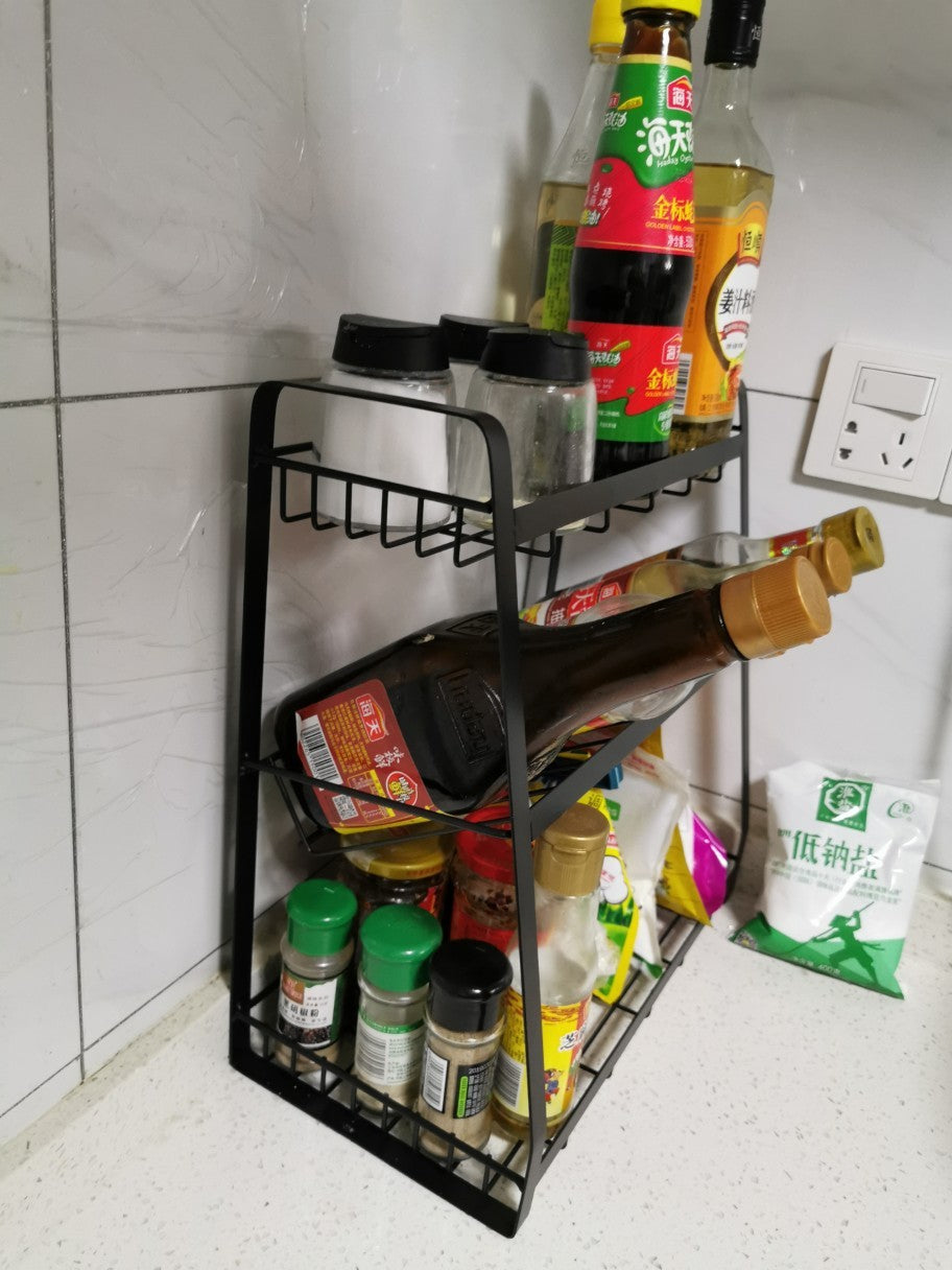 Multi  Functional Three  Layer Seasoning Rack