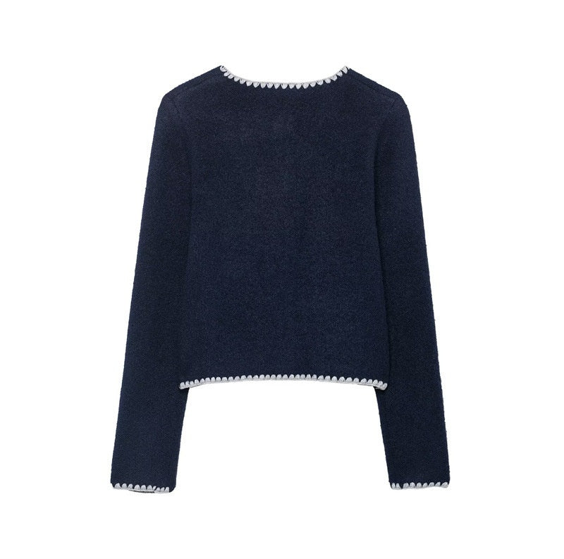 Women's Embroidered Knit Jacket