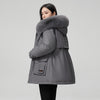 Hooded Padded Cotton Coat Women