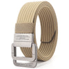 Alloy Double Ring Buckle Woven Nylon Tactical Sports Outdoor Waist Belt