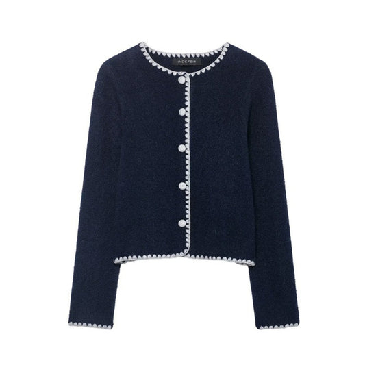 Women's Embroidered Knit Jacket