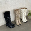 New High-rise Retro Niche-design Over-the-knee Boots
