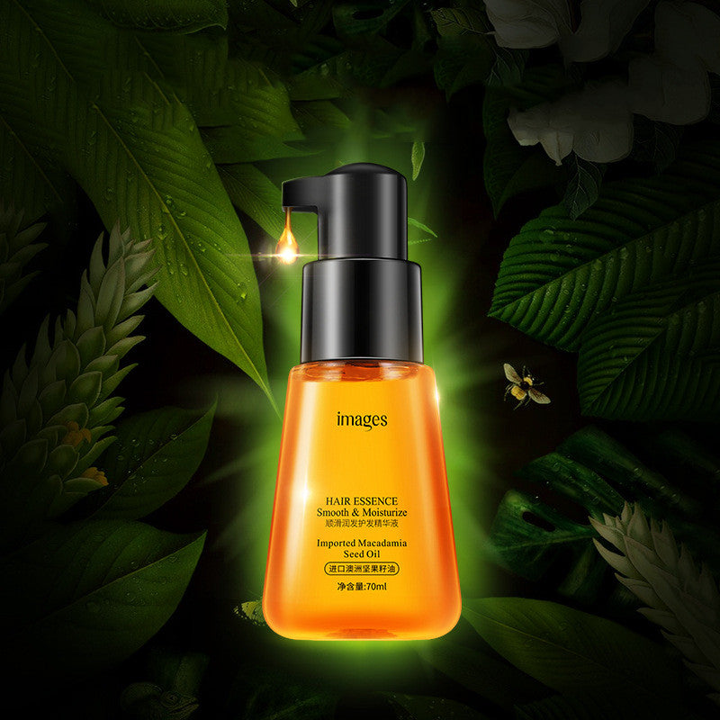 زيت لتنعيم وترطيب الشعر، يعالج تقصف الأطراف والتجعد.