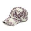 Printed Face Cover Sun-proof Peaked Cap