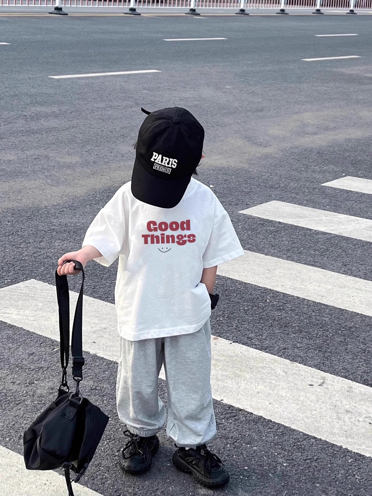 Boys Short-sleeve T-shirt Casual Versatile Top