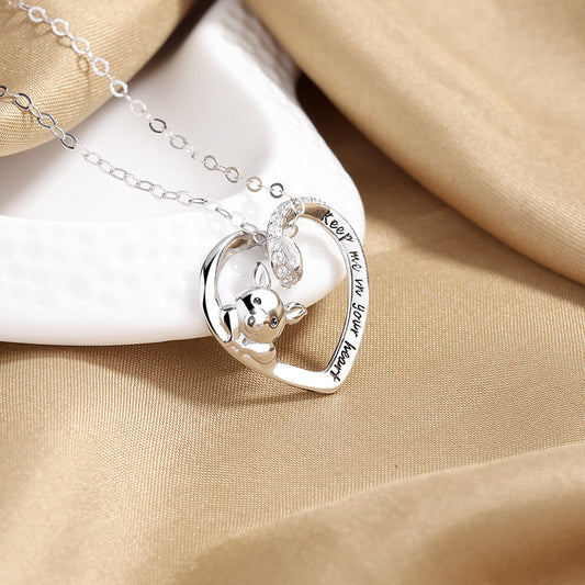 925 Sterling Silver Necklace With A Little Pig Pendant, Single Pendant For Women