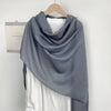 Monochrome Long Scarf Warm Shawl Solid Color Casual Scarf