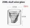 Creative Double-Layer Skull Net Red Glass Whiskey Glass For Home Bar Club Whiskey Wine Vodka And Beer Wine Glass