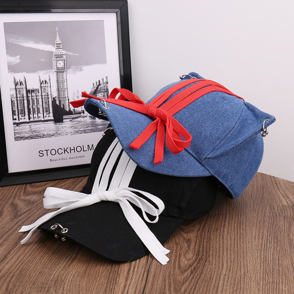 Three-dimensional Ear Straps Decorative Niche Baseball Cap