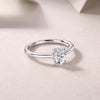 Eternal And Unchanging - A Wedding Ring Set With Top-quality Moissanite S925 Silver And Platinum-plated Diamond Can Be Tested With A Diamond Pen