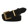 Ladies' Pin Buckle Belt Leather With Dress Coat