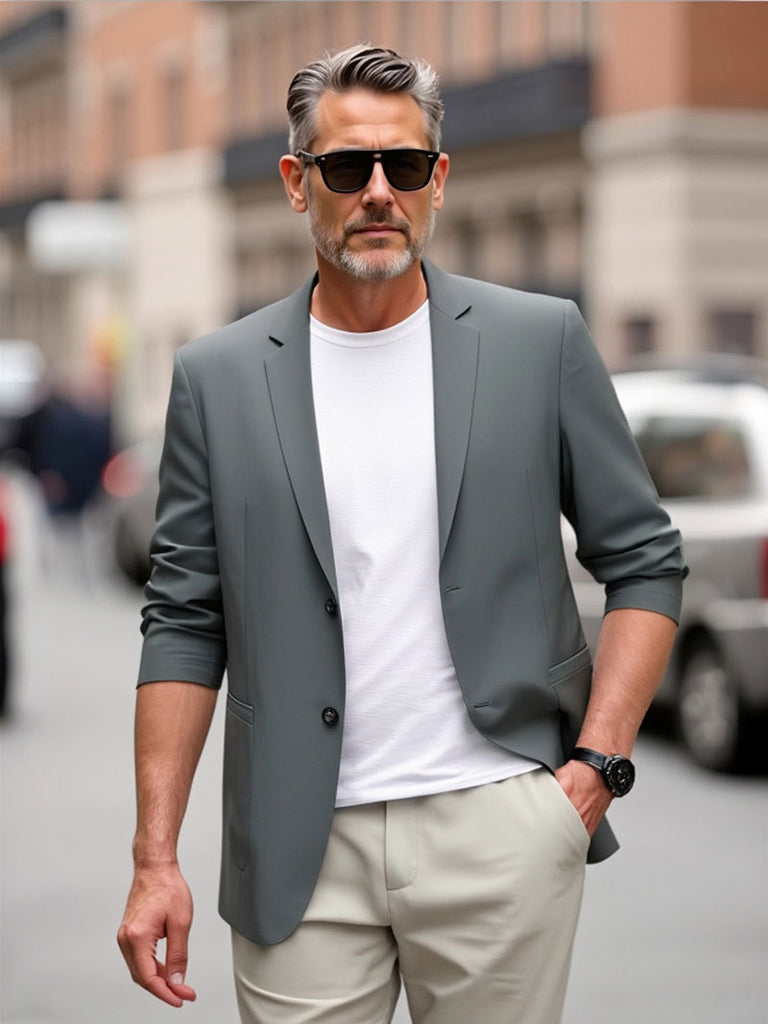 Men's Fashion Thin Casual Suit Jacket