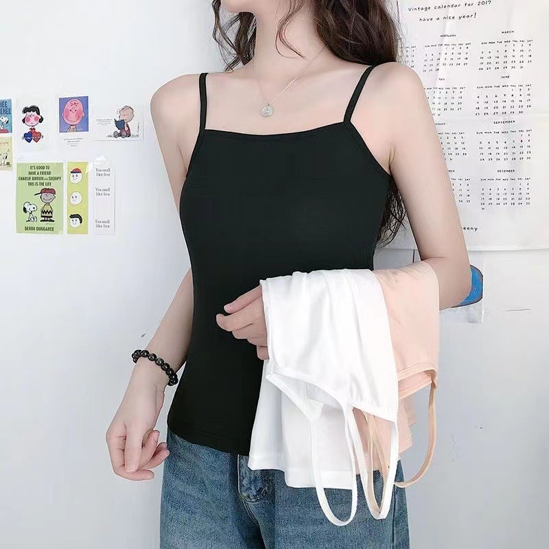 Women's Solid Color Small Sling Vest