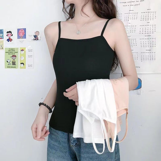 Women's Solid Color Small Sling Vest