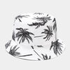 Outdoor Sunshade Beach Coconut Tree Printing Bucket Hat