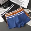 New Men's Underwear Pure Color Cotton Mid-waist Underwear