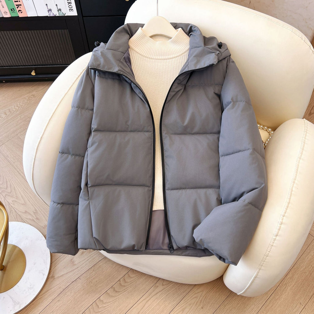 Down Cotton Jacket Windproof Hood