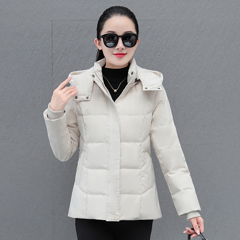 Down Jacket Women's Short Thick Warm Jacket