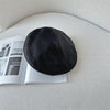 PU Beret Women's Fashion Leather Hat