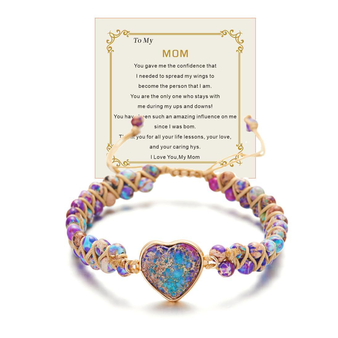 Vintage Handmade Inspirational Bracelet Beautiful Mother's Day Wrist Chain