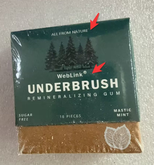 علكة عضوية بنكهة النعناع المعجزة لإعادة تمعدن المعادن