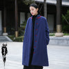 Retro Women's Artistic Cotton And Linen Clothing Buckle Cotton-padded Jacket