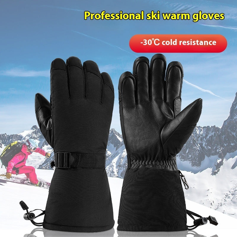 Cold-proof Finger Touch Screen Warm Ski Gloves